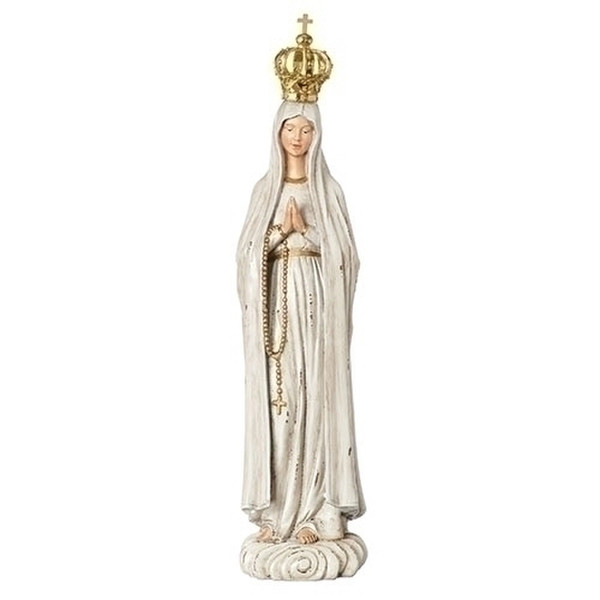 Our Lady of Fatima Statue with Golden Crown
